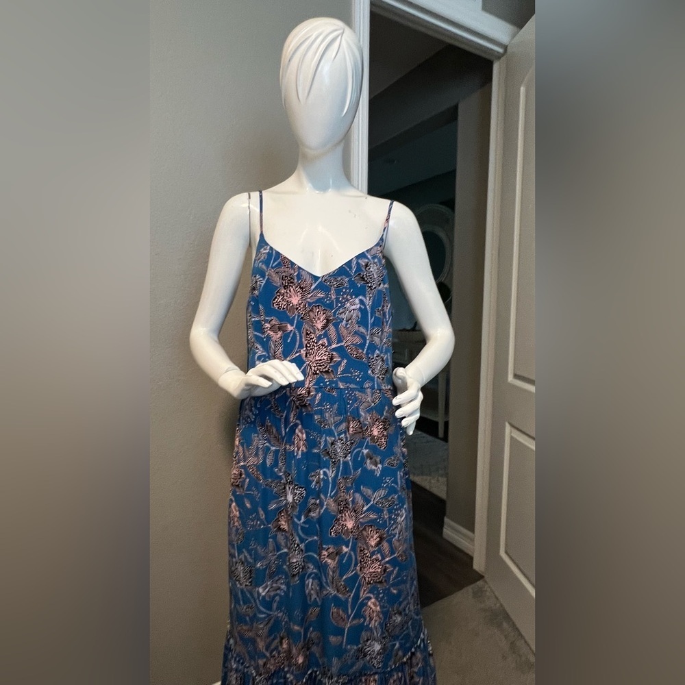 WISP Maxi Dress Floral Blue, White, Pink, Black  Dress size 14 - Picture 5 of 11